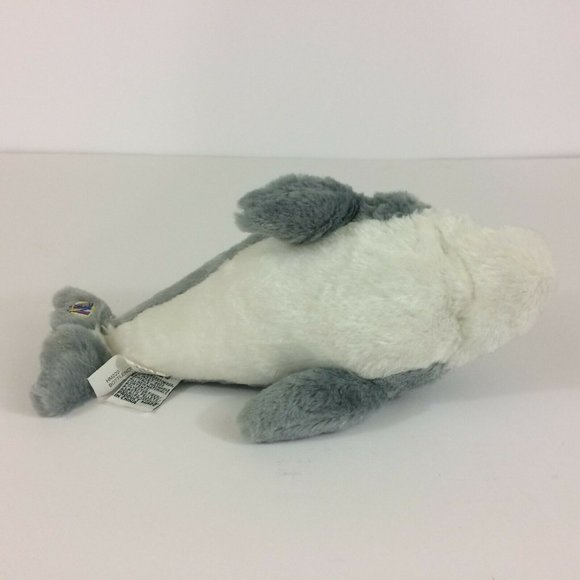Ganz Webkinz Bottlenose Dolphin Plush HM220 Gray Stuffed Animal 11" Toy NO Code - Picture 6 of 11